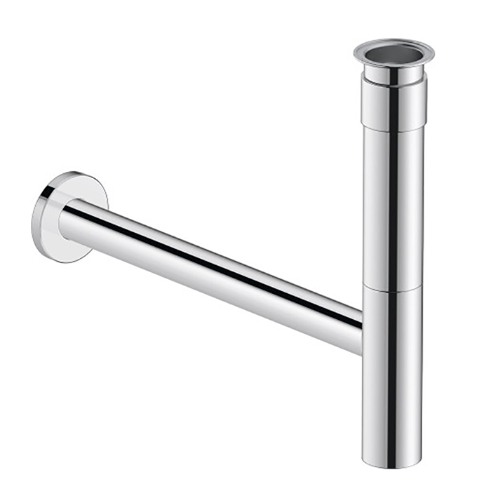 Duravit Сифон декоративный для раковины 1/4" с удлиненной спускной трубой, цвет: хром