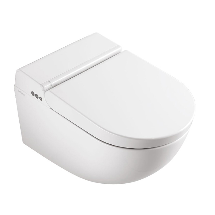 Catalano Cataclean Унитаз подвесной 59х38см., с крышкой-биде, покрытие Cataglaze+, цвет: белый