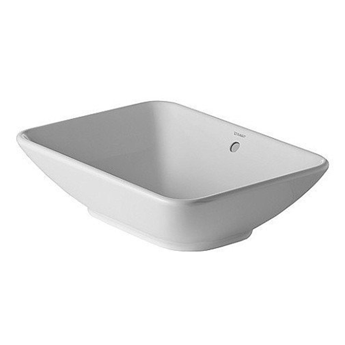 Duravit Starck 3 Раковина накладная, 55х42см., с переливом, с креплениями, цвет: белый