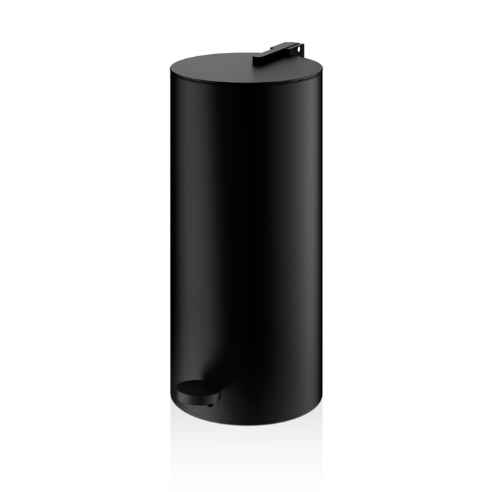 Decor Walther Bin 3 Ведро 14.5xh33.5см, с педалью и крышкой, напольное, цвет: черный матовый