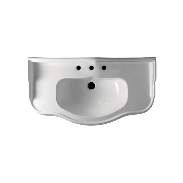 Kerasan Retro Раковина подвесная 100x54.5см, 3 отв., цвет: белый