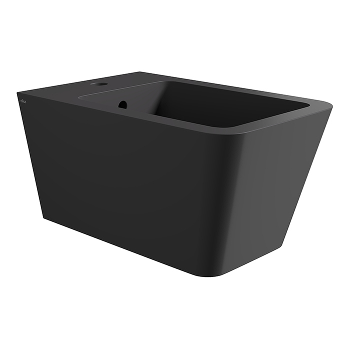 Alice Hide Square Биде подвесное 55х35см., цвет: чёрный матовый
