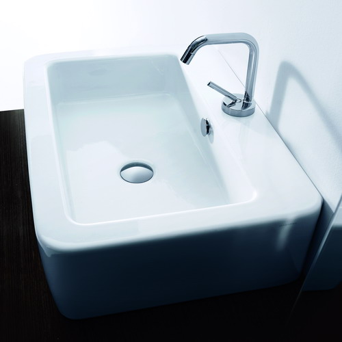 Kerasan Ego Раковина 60х43 см, 1 отв., цвет: белый