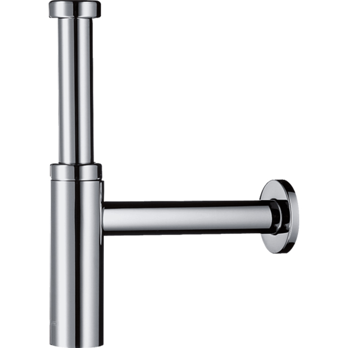 Hansgrohe Flowstar S Сифон для раковины под донный клапан, 1/4’ трубка 140 мм, цвет: хром