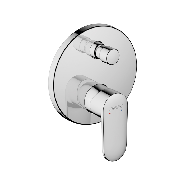Hansgrohe Vernis Blend Смеситель для ванны, встраиваемый, внешняя часть, цвет: хром