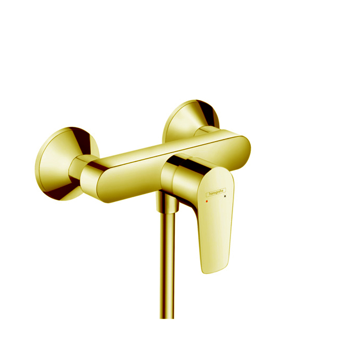 Hansgrohe Talis E Смеситель для душа, настенный, цвет: золото