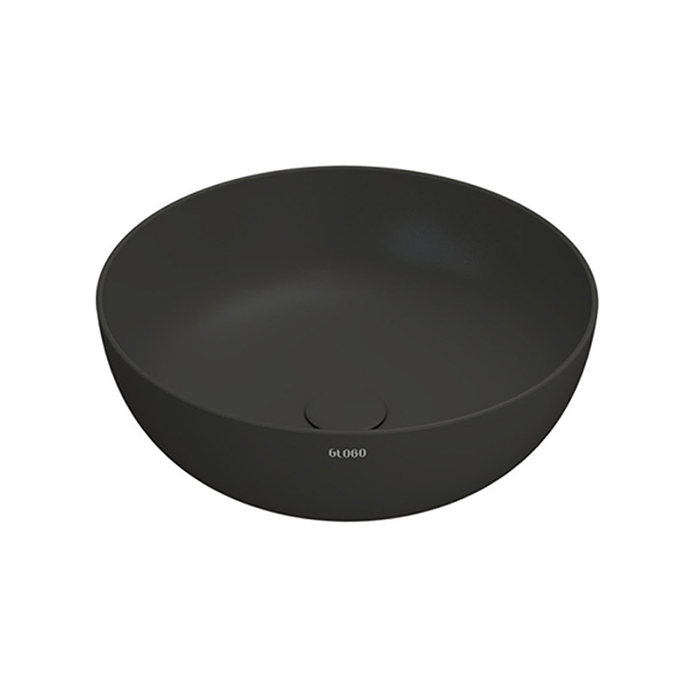 Globo T-Edge Раковина накладная d45хh:16см., без отв., цвет: smoke