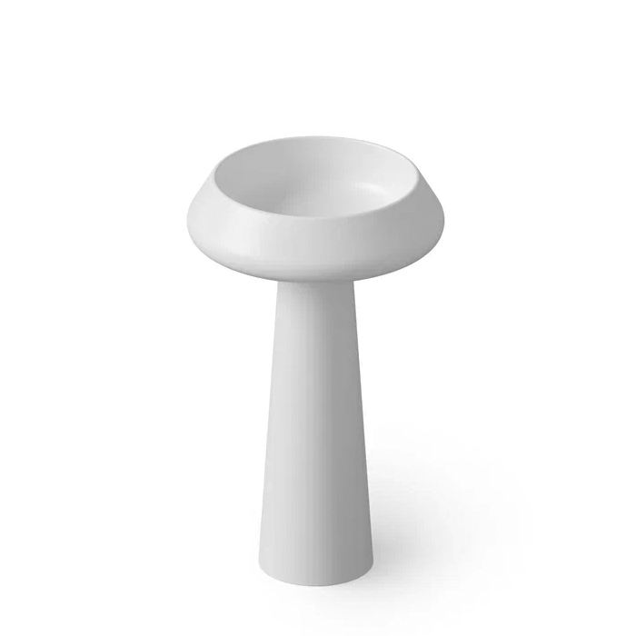 DEA DESIGN Pedestal Basin Раковина напольная d545хh900 мм, цвет белый матовый
