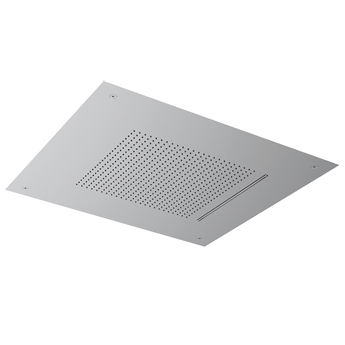Almar Velvet Temptation Верхний душ, потолочный, 50х50см, 2 режима, цвет: Mirror Stainless Steel