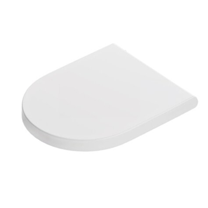 Artceram Solida Крышка с сиденьем для унитаза, механизм soft-close, цвет белый матовый/хром