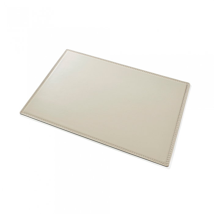 3SC Meridien Коврик 50х0.5х35см., настольный, гладкая кожа, цвет: Avorio
