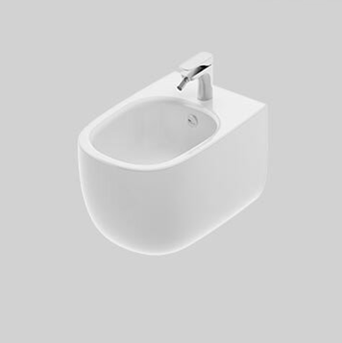 Artceram Seta Биде подвесное 36х53см., 1 отверстие, покрытие Saniglaze, цвет: белый матовый