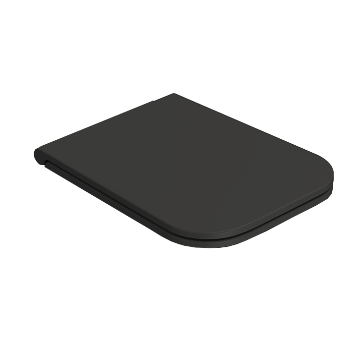 Globo Stone Сиденье для унитазов, микролифт, цвет: Smoke/хром
