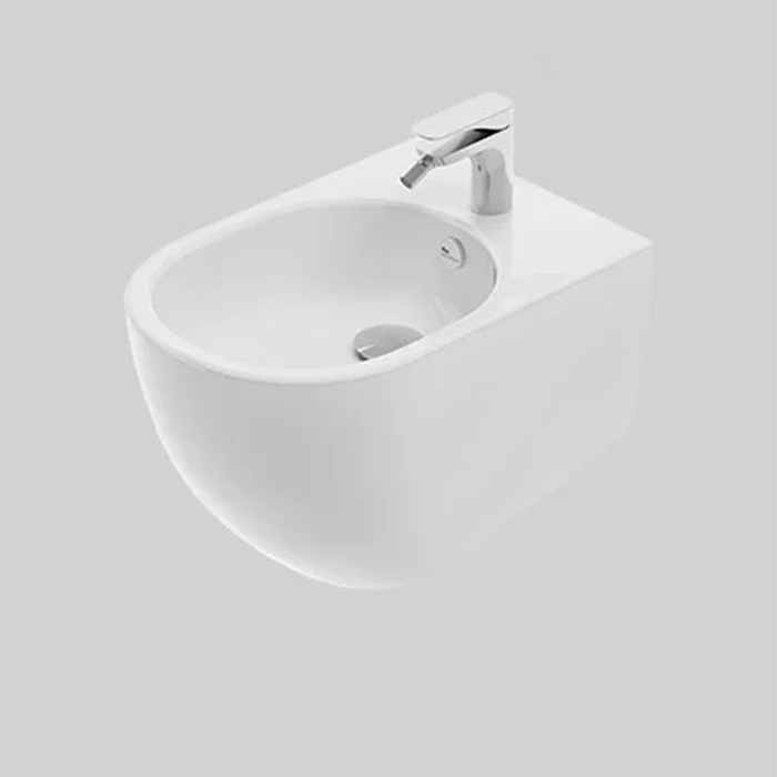 Artceram Vita Биде подвесное 37х53см., 1 отв., покрытие Saniglaze, цвет: белый