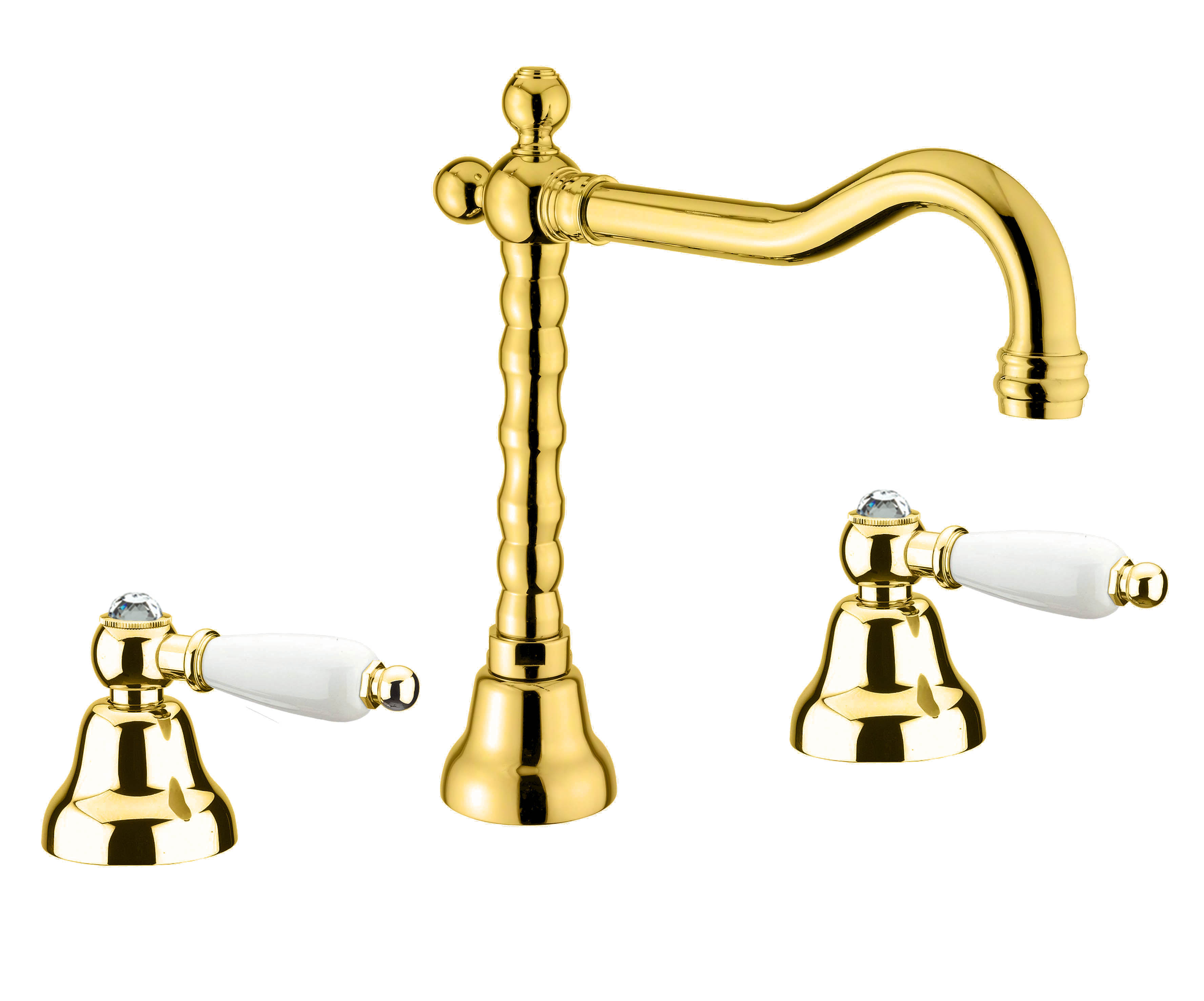 Смеситель для раковины Fiore COLONIALE SKY (SWAROVSKI®) 03OO0637, золото