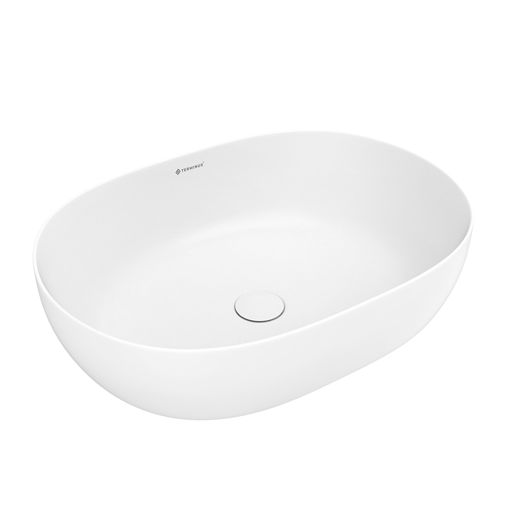 Раковина чаша Terminus Прато 03RN60x41x14W, белый