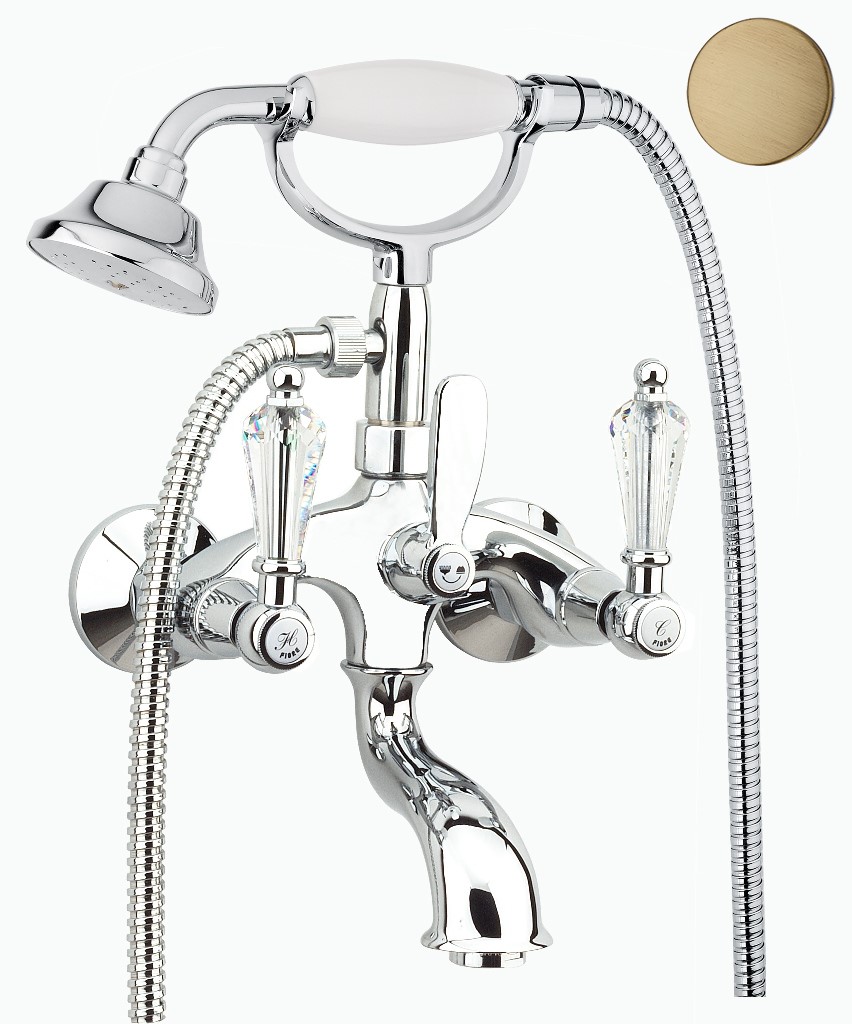 Смеситель для ванны Fiore GIOIELLI (SWAROVSKI®) 08ZZ0600, бронза