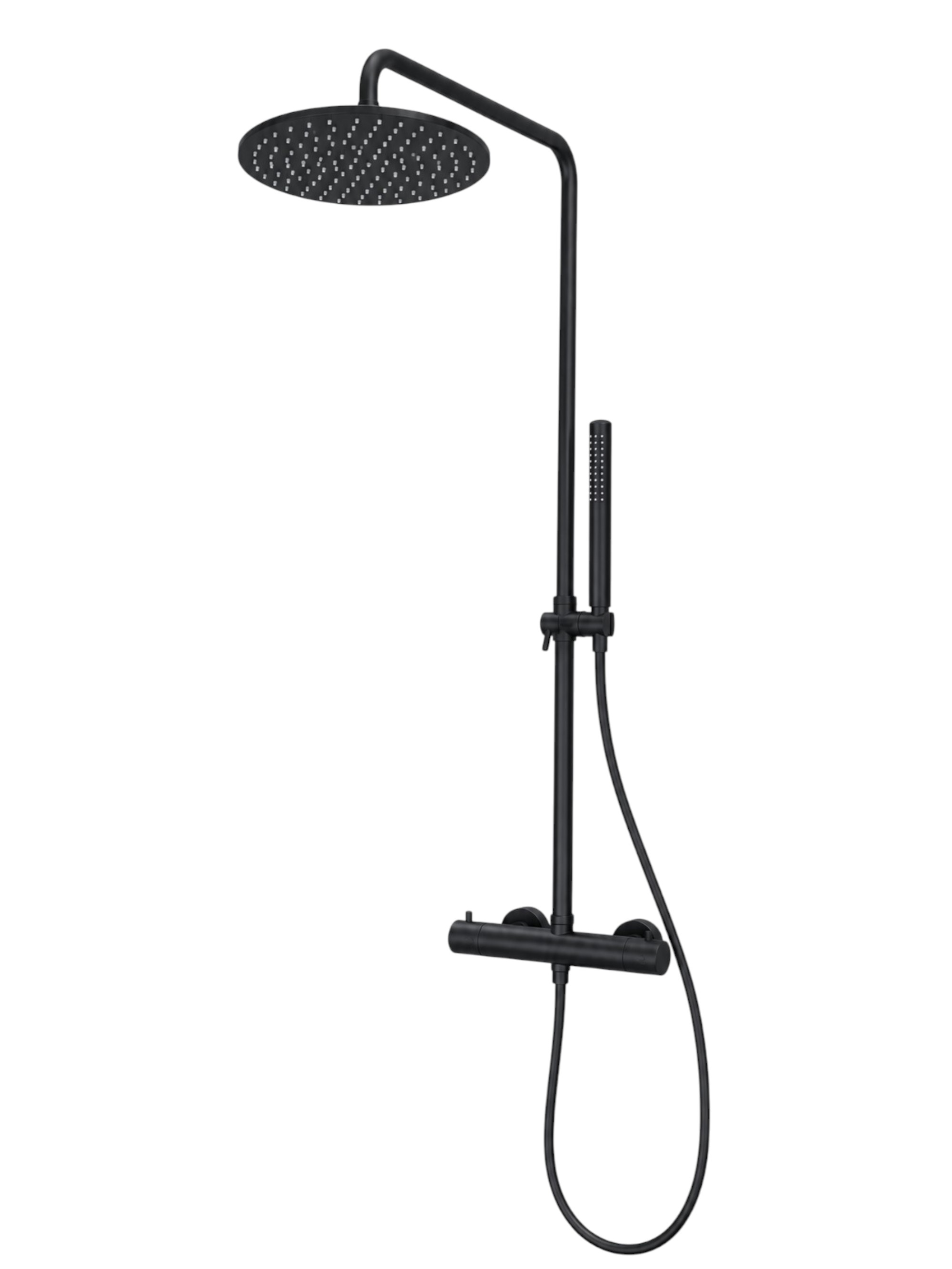 Душевая система термостатическая Fiore KEVON BLACK MATT 44NN0932, черный
