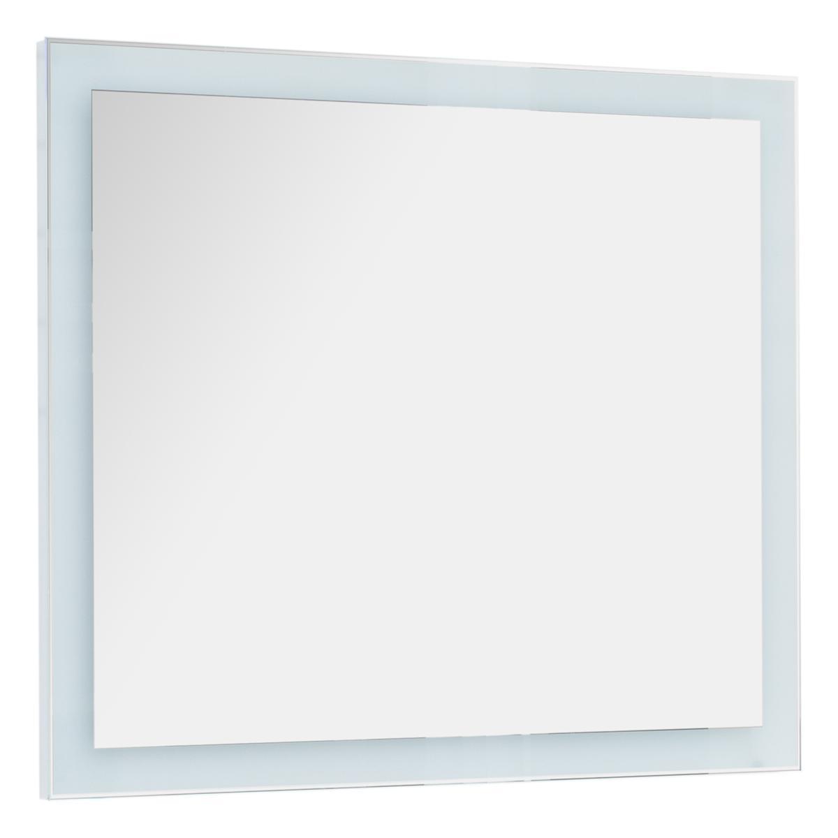 Зеркало Dreja Kvadro 100x85 см, белый