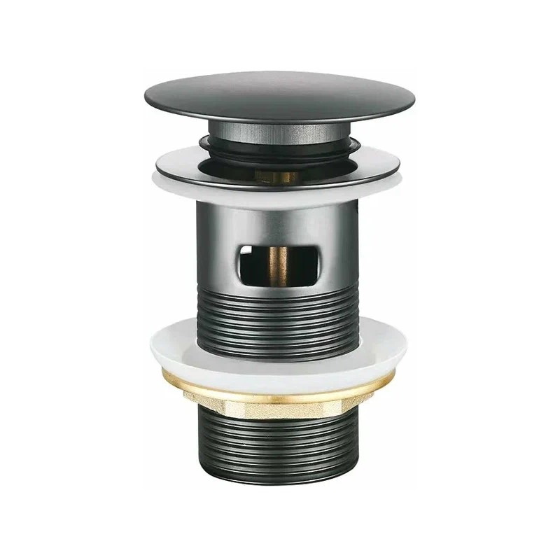 Донный клапан с переливом BELZ BX01-3, оружейная сталь