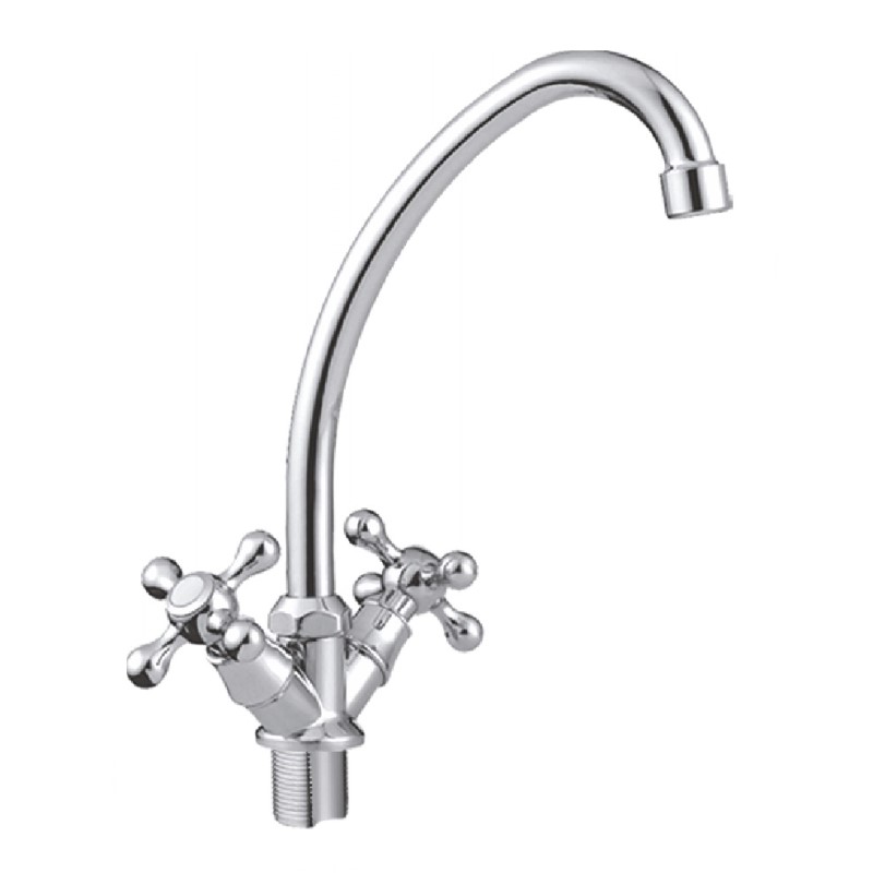 Смеситель для кухни Cron CN4008-2, хром
