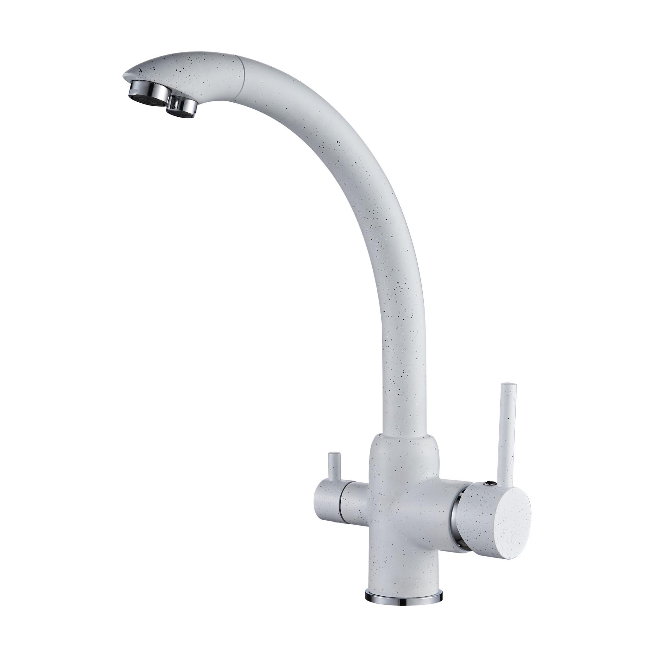 Смеситель для кухни с подключением фильтра для воды D-Lin D159315-5C, белый