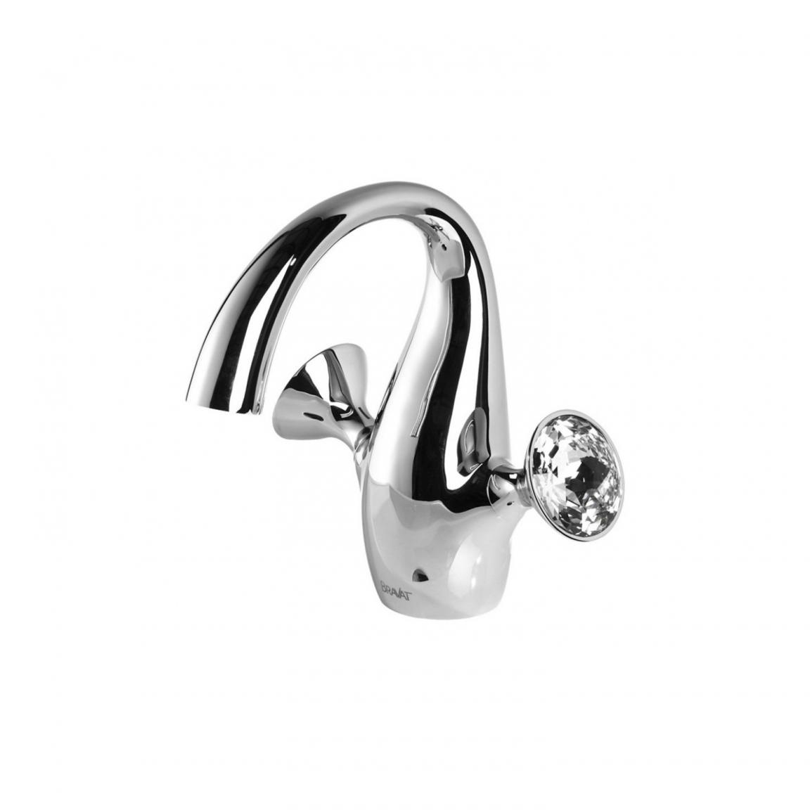 Смеситель для раковины Bravat Swan F14287C-ENG, хром
