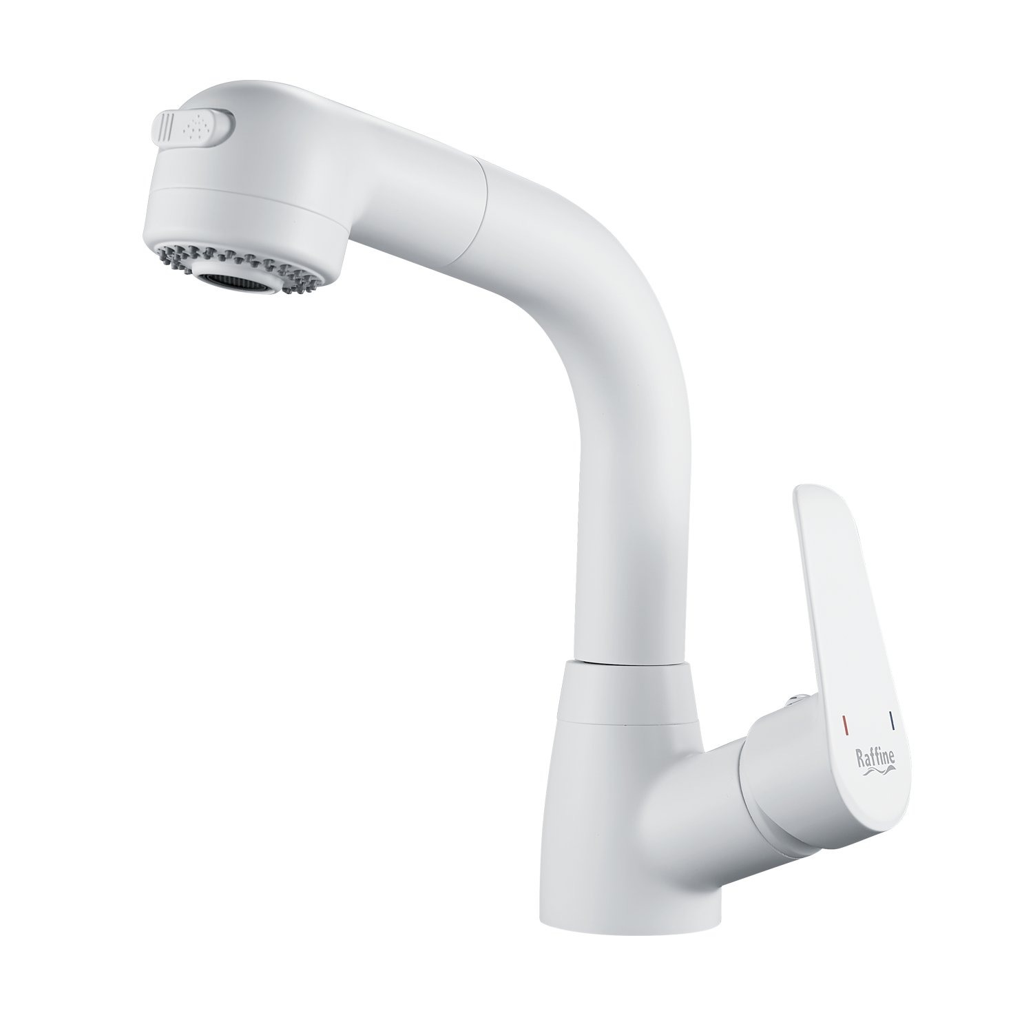 Смеситель для раковины многофункциональный Raffine F291C, белый