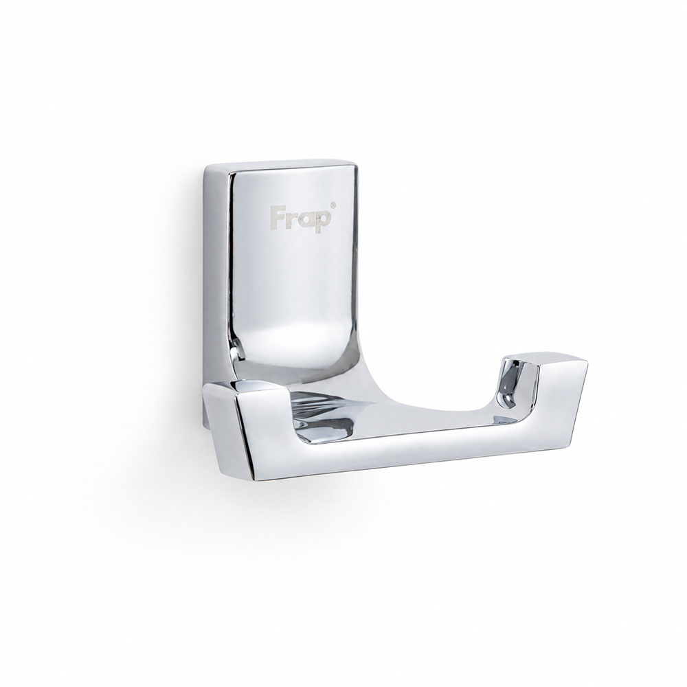 Крючок для ванной комнаты двойной FRAP F30605-2, хром