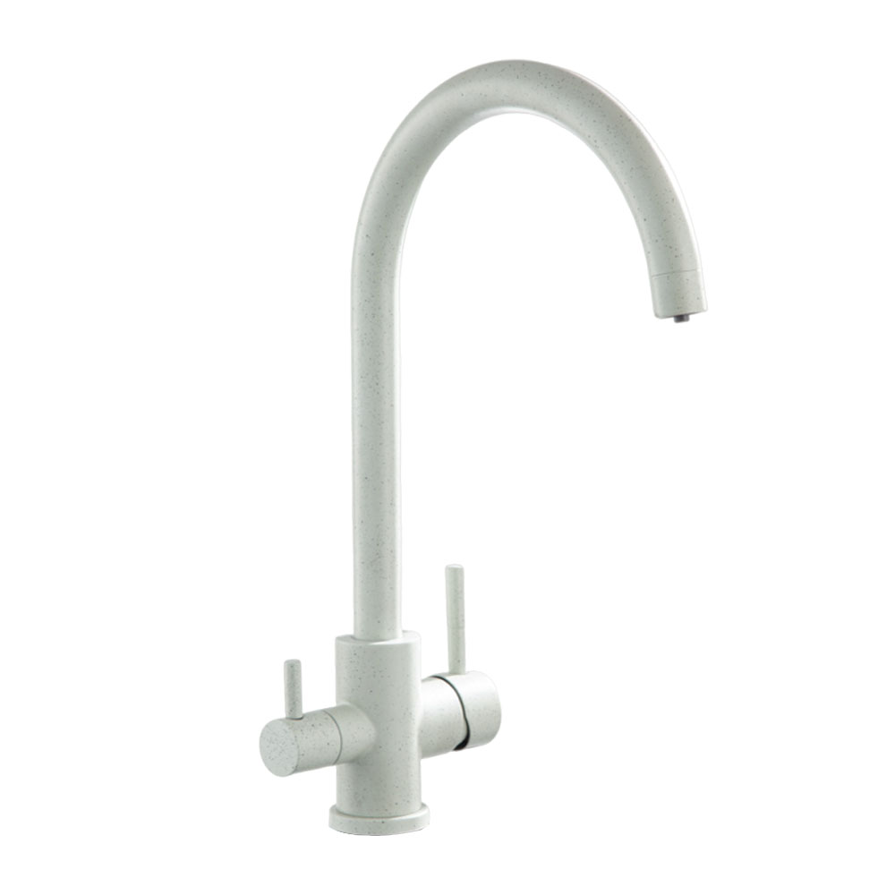 Смеситель для кухни с подключением фильтра FRAP F43899-42, серый