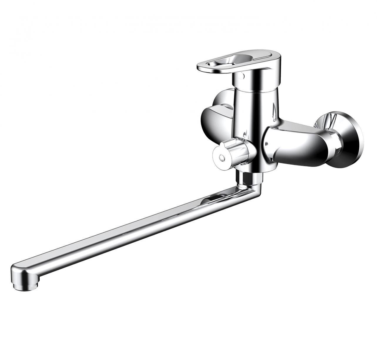 Смеситель для ванны Bravat LOOP F6124182CP-02L-RUS, хром
