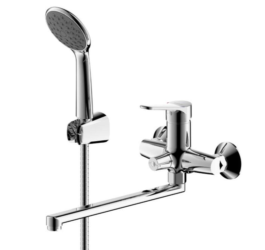 Смеситель для ванны Bravat Emeralda F6135147CP-LB-RUS, хром