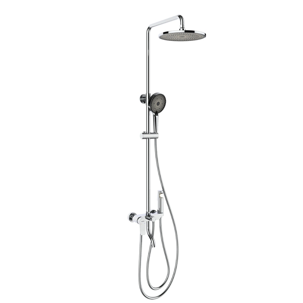 Душевая система BRAVAT F6425238CP-A-SW, хром