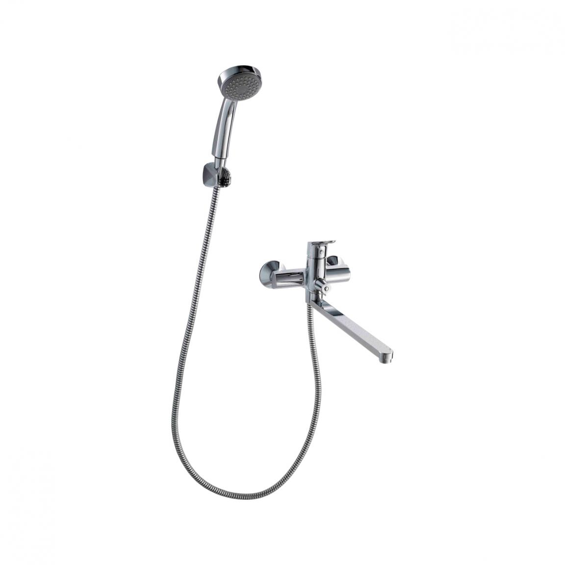 Смеситель для ванны Bravat Drop F64898C-LB, хром