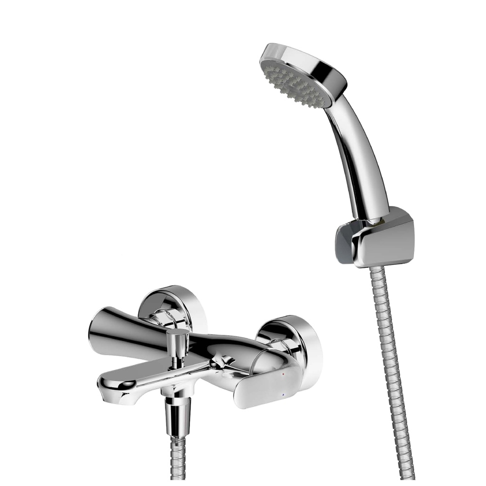 Смеситель для ванны BRAVAT F671105C-B-SW, хром