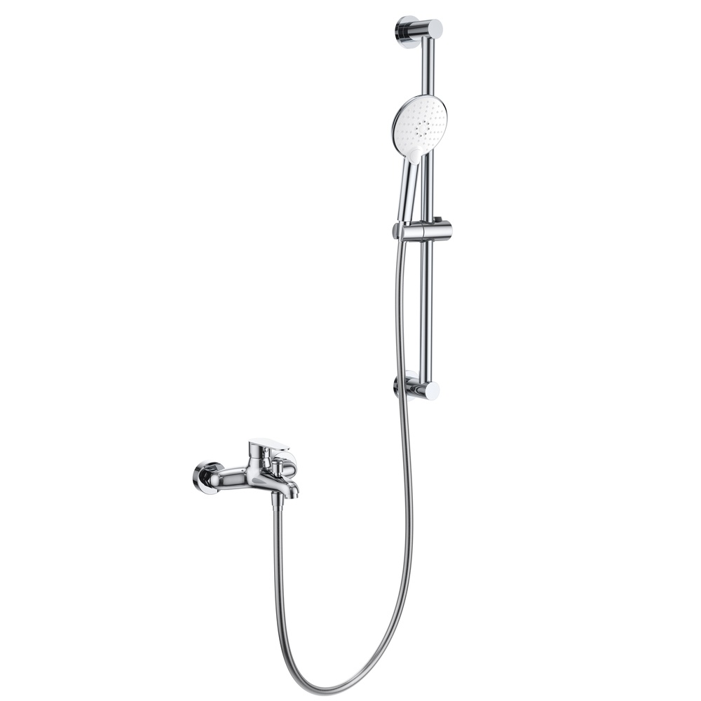 Смеситель для ванны с гарнитуром BRAVAT F6810941CP-B-SW, хром
