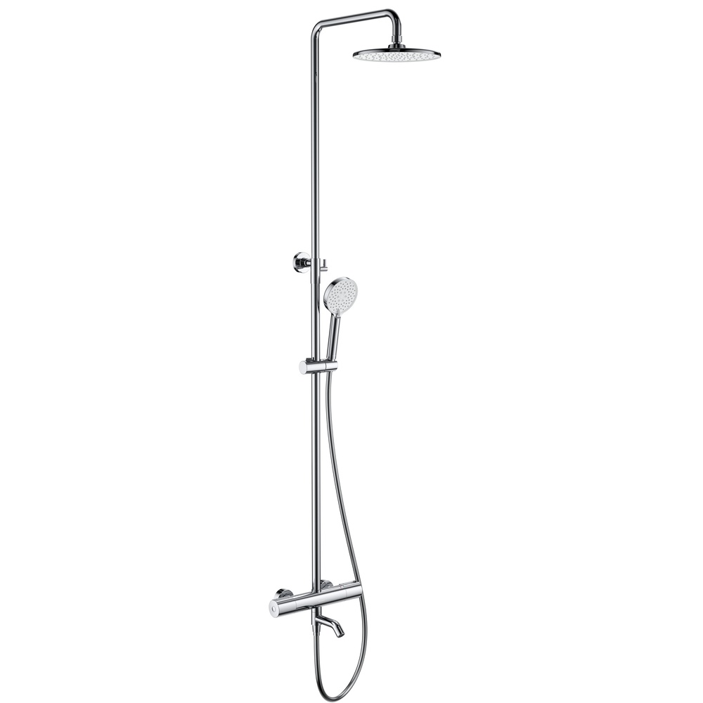 Душевая система с термостатом BRAVAT F6812943CP-A-SW, хром