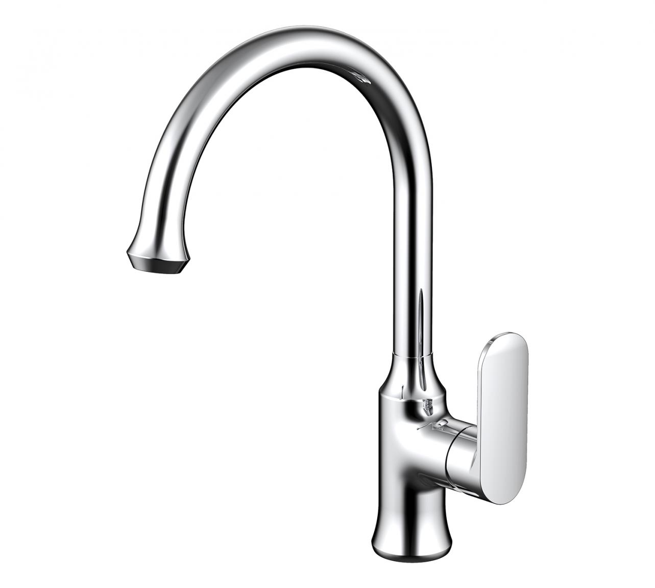 Смеситель для кухни Bravat OPAL F7125183CP-RUS, хром