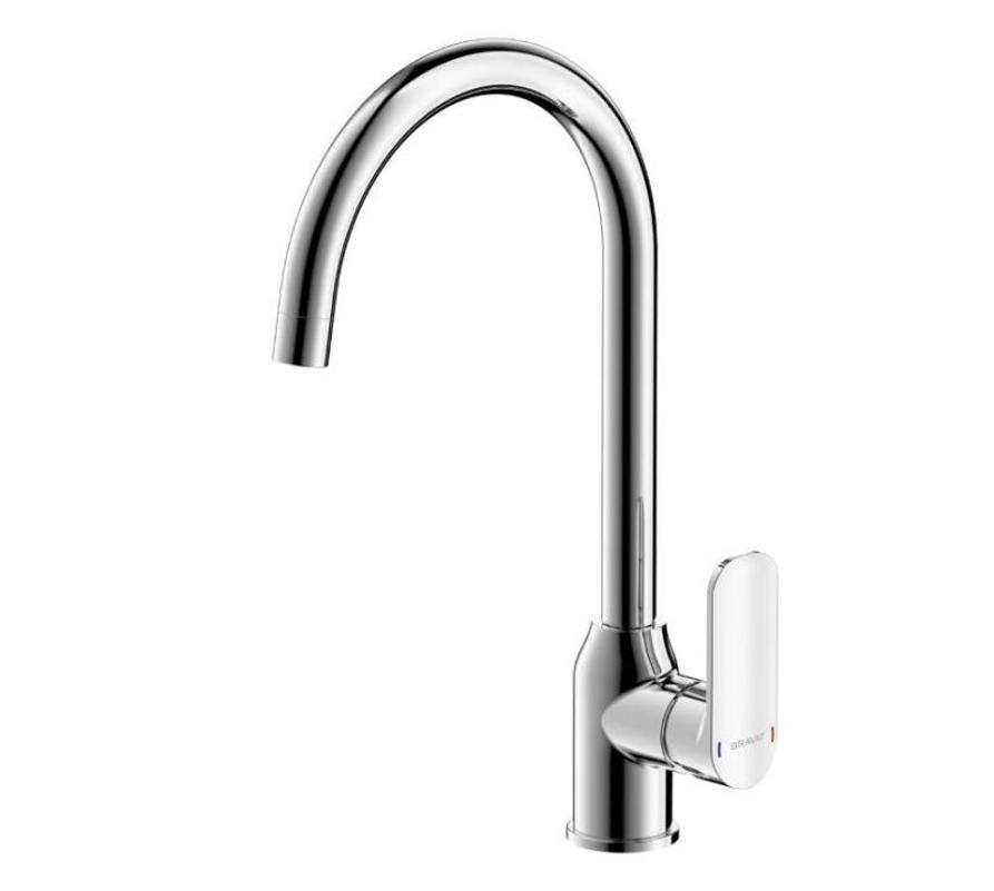 Смеситель для кухни Bravat Louise F7191183CP-RUS, хром