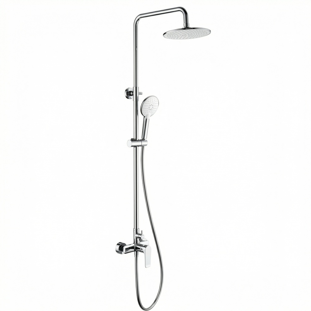 Душевая система BRAVAT F9807938CP-A-SW, хром