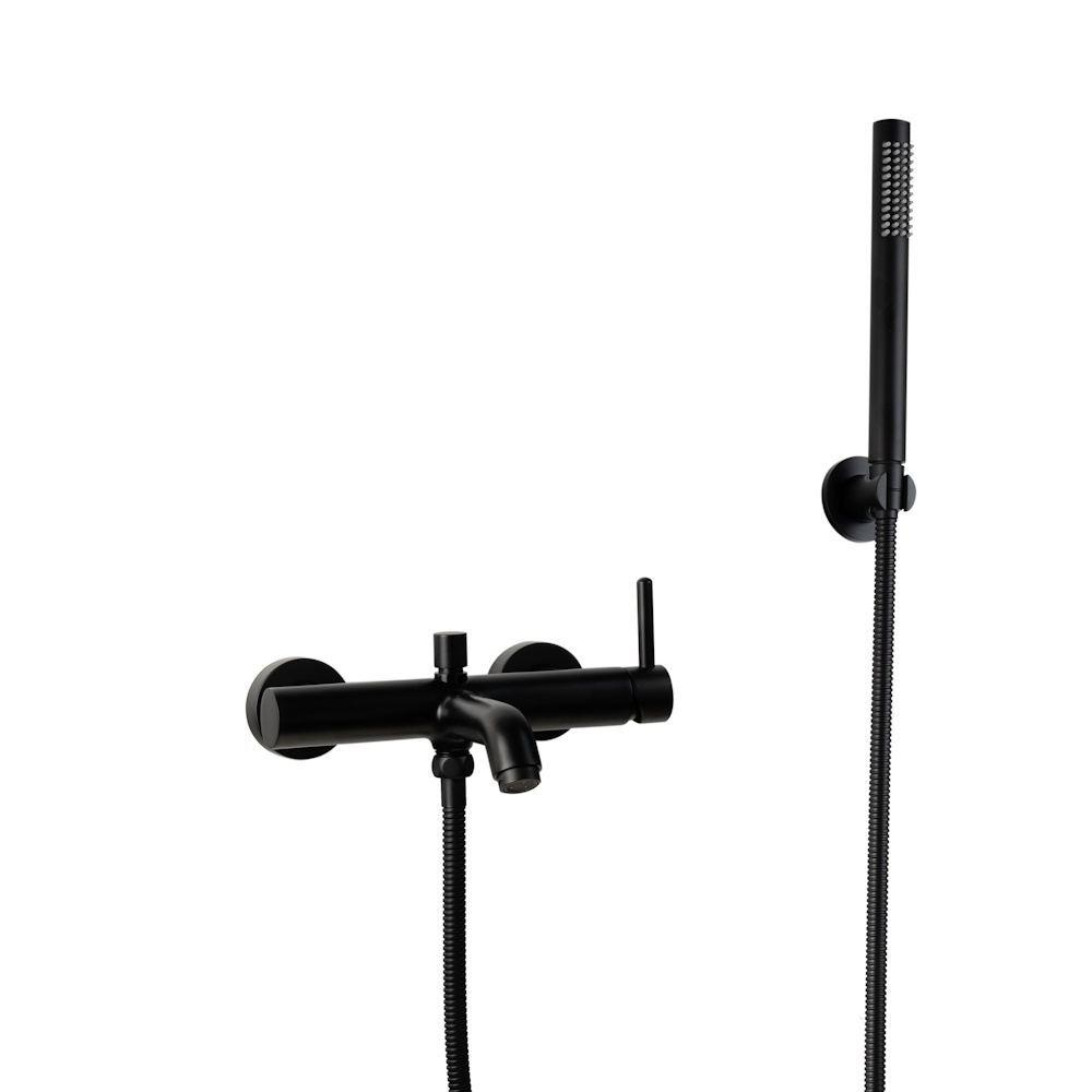 Смеситель для ванны FILARETE Roun FL2120BL, черный