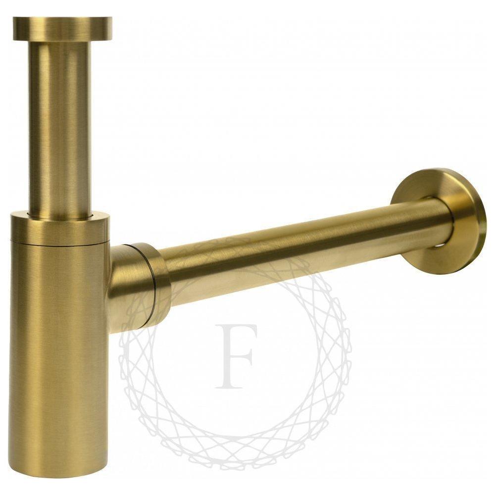 Сифон для раковины FILARETE FL70GL, золотой сатин