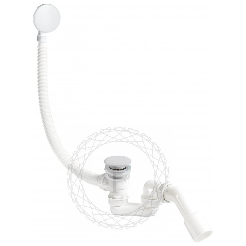 Слив-перелив (автомат, 90 см.) FILARETE FL90W, белый