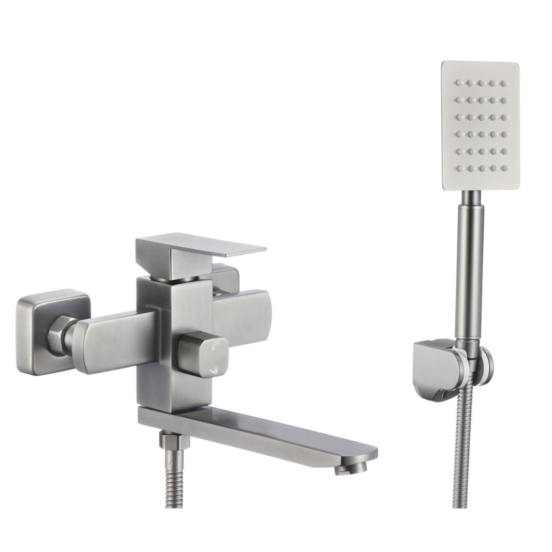 Смеситель для ванны Fmark FS8104, сатин