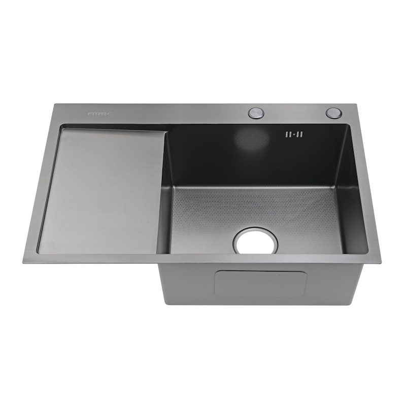 Мойка для кухни Fmark FSC7550Q-R, графит
