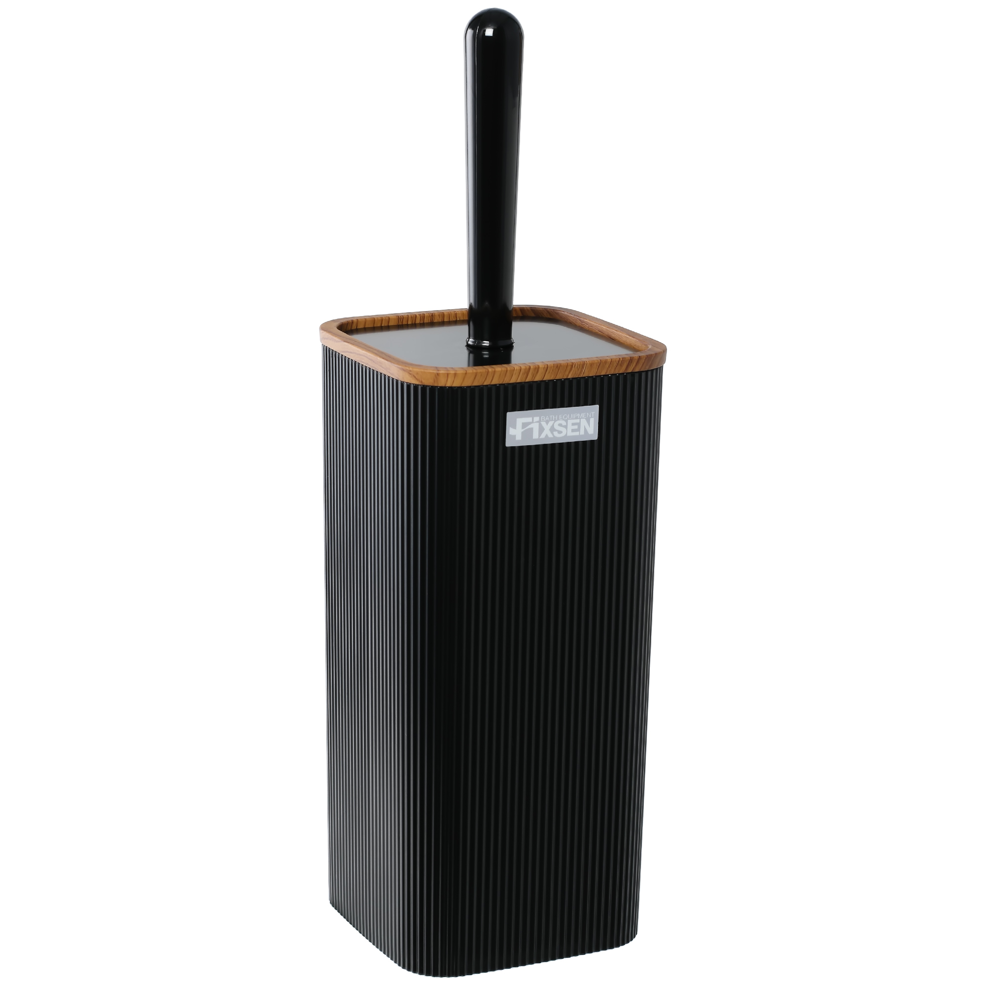 Ершик FIXSEN BLACK WOOD FX-401-5, черный/коричневый