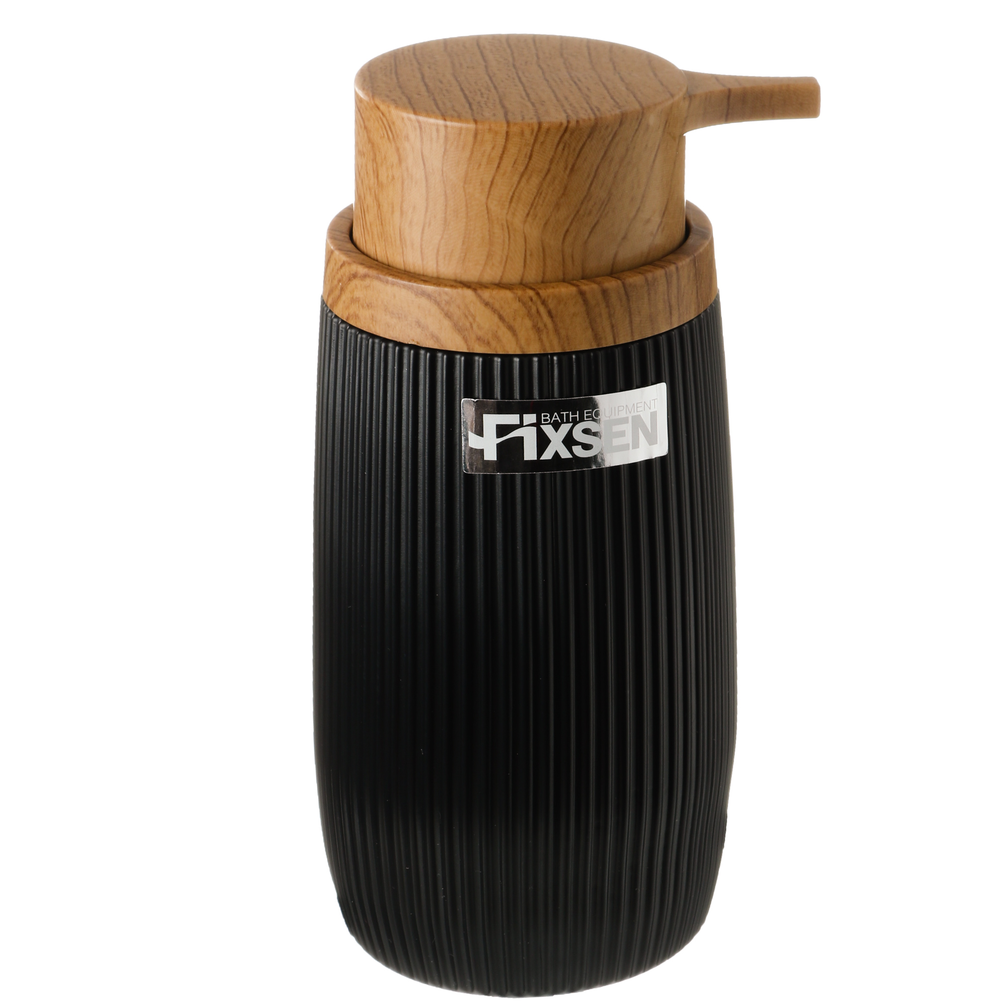 Дозатор жидкого мыла FIXSEN BLACK BOOM FX-411-1, черный/коричневый