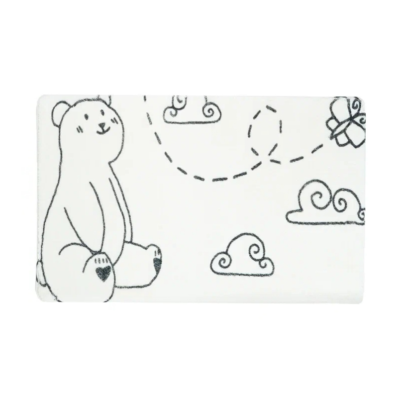 Коврик для ванной Fixsen Teddy Air 1-ый, FX-6001T, белый, 50х80см