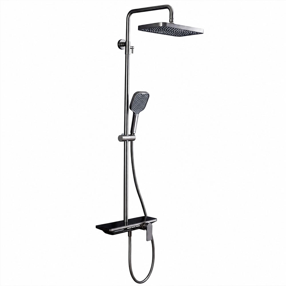 Душевая система GAPPO G2496-19, оружейная сталь