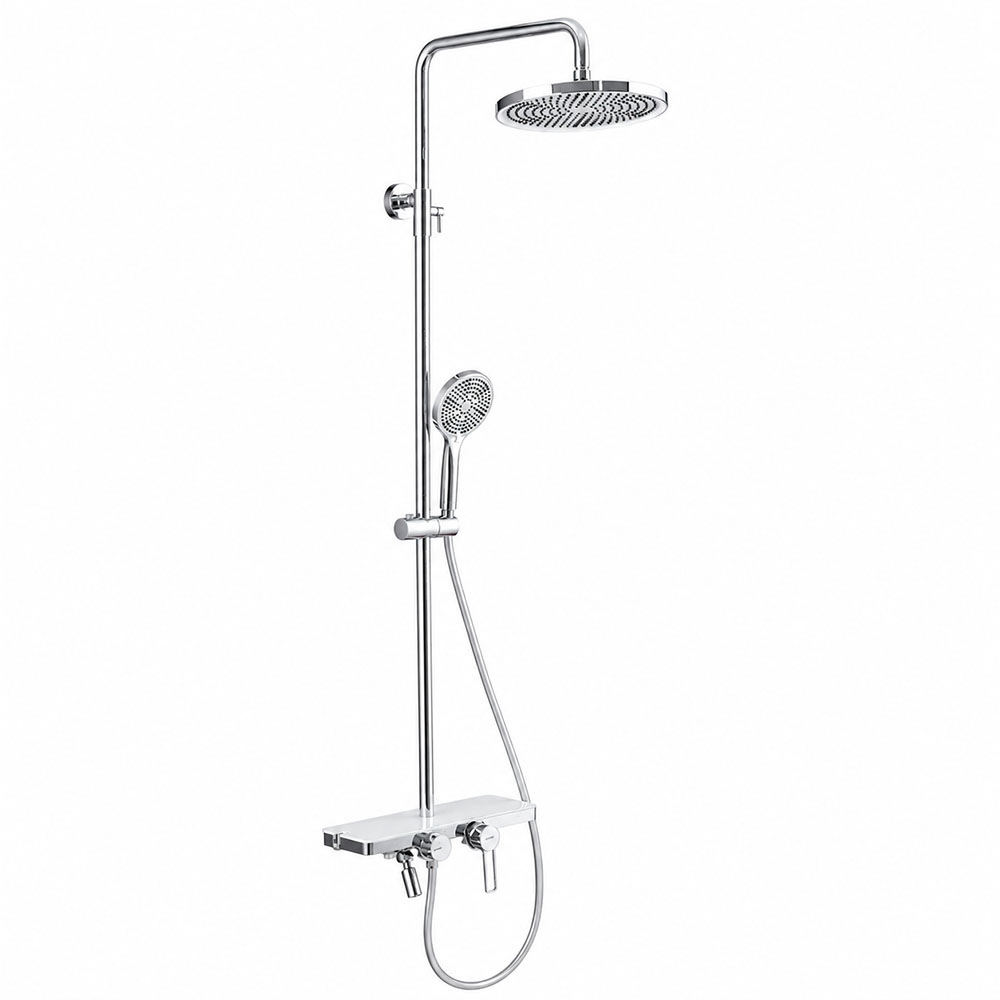 Душевая система GAPPO G2496-20, хром/белый